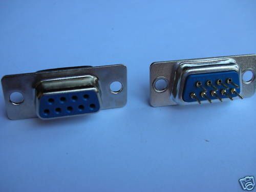 30,9 Pin D-SUB Female DB9F Solder Type Connector,DB9