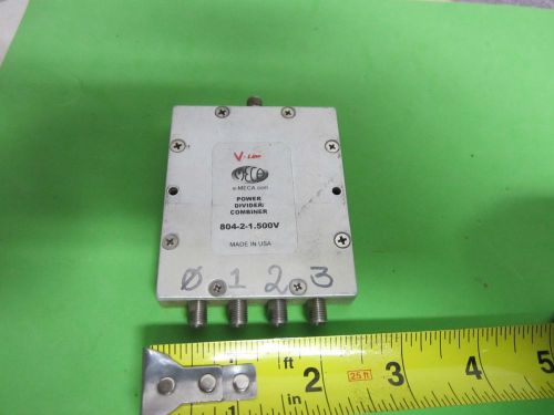 MECA POWER DIVIDER SPLITTER 804 ?? AS IS FREQUENCY RF MICROWAVE BIN#ZP-2