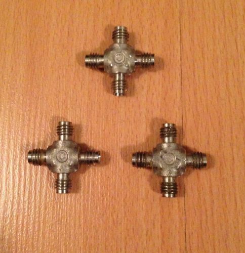 [Lot of 3] Swagelok SS-200-4 1/8&#034; Stainless Steel Union Cross 4-Way