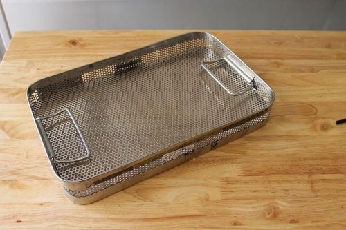 Sterilization Case Tray 13-1/4 x 8-1/4 x 2 Stainless