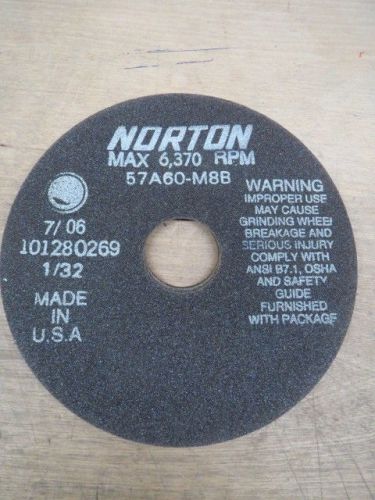 6x1/32x1-1/4 cut-off wheel 57a60-m8b 66252822958 alundum norton 7 pcs (ll1114) for sale