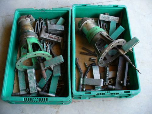 commander Multi-drill heads (2) &amp; parts. Model 5-00.