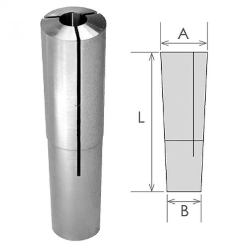 3/8 INCH BROWN &amp; SHARPE #7 TAPER ROUND COLLET (3900-0975)