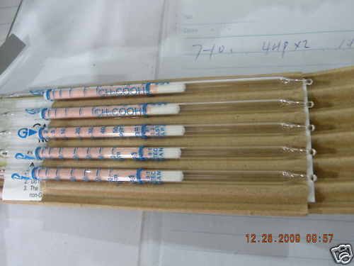 Lot of 10 GASTEC Detector Tube 81 Acetic Acid CH3CO2H