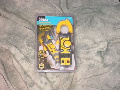 Ideal 61-744 clamp-pro clamp meter 600 amp new in package for sale