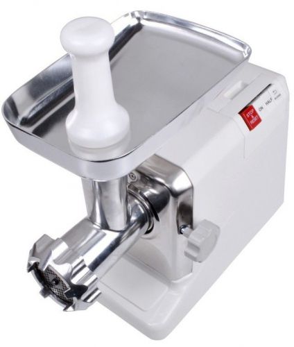 Electric 2.6 HP 2000 Watt Industrial Meat Grinder Butcher Shop 3 Cutting Blades