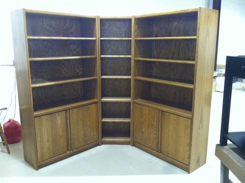 Corner Bookcase Set