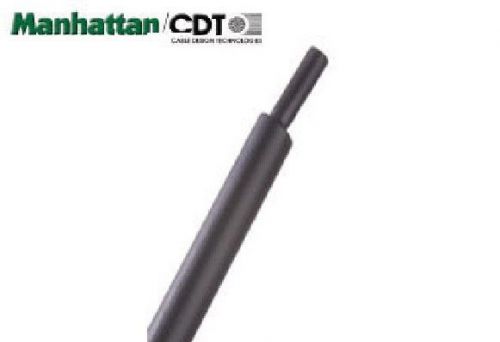 1meter - Manhattan STS221 1/8&#034; (2:1) Black Heat Shrink Tubing - Mil-I-23053/5