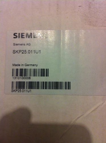 SIEMENS AG SKP25.011U1 ACTUATOR PRESSURE REGULATION GAS BRAND NEW