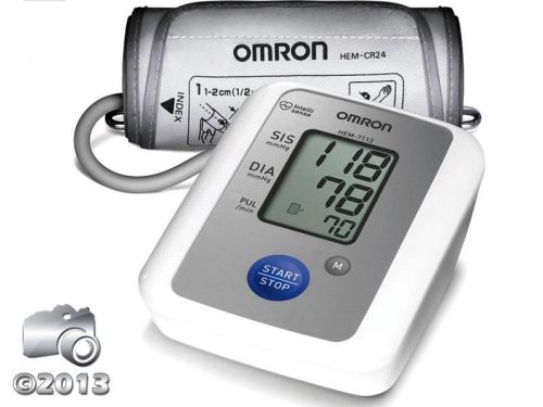 DIGITAL UPPER ARM BLOOD PRESSURE MONITOR WITH REGULAR AND MEDIUM CUFF HEM-7113