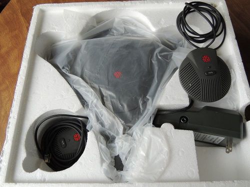 Polycom soundstation ex with 2 extended microphones for sale