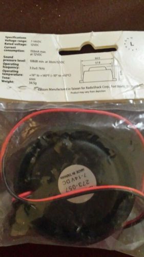 RadioShack High-Intensity 12VDC Piezo Buzzer