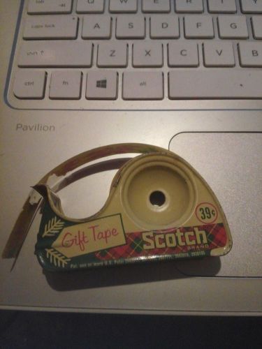 VINTAGE SCOTCH GIFT TAPE DISPENSER - METAL - 3M