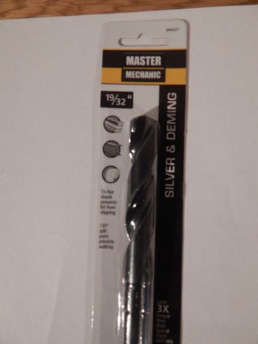 Master Mechanic 19/32&#034; Silver &amp; Deming Drill Bit ( Brand new )