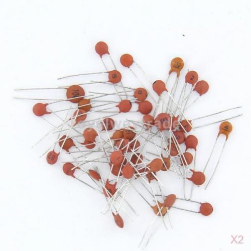 2x 1000 50 Values 50V Ceramic Capacitor Assorted kit Assortment Set 1pf-100nf