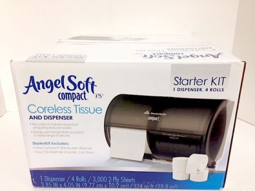 Georgia Pacific Angel Soft Coreless Tissue Dispenser Starter Kit  NEW SEALED