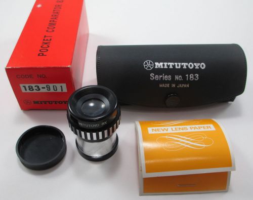 Mitutoyo pocket comparator magnification 8x 183 made in japan w\ orig box &amp; case for sale