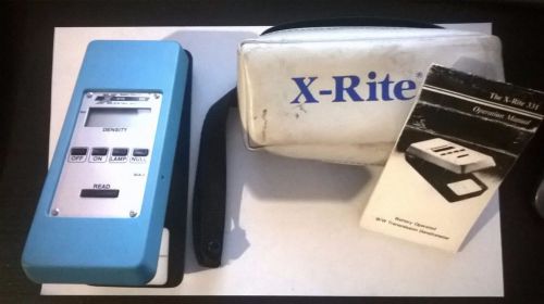 X-rite 331 Transmission Densitometer Battery Operated B/W Xrite 331 Excellent