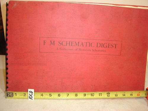 MOTOROLA FM SCHEMATIC DIGEST FROM TUBES TO TRANSISTORS OLD VINTAGE