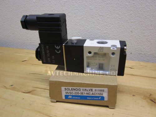 MINDMAN PNEUMATIC SOLENOID VALVE MVSC-220-3E1-NC