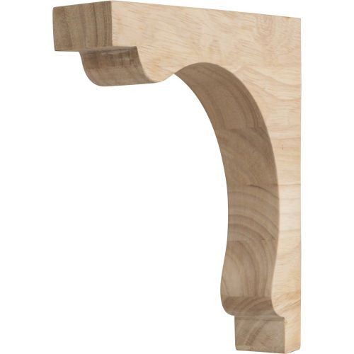 One - Alder Wood- 1-1/2&#034; x 10&#034; x 10&#034; Transitional Corbel - # COR28-2ALD