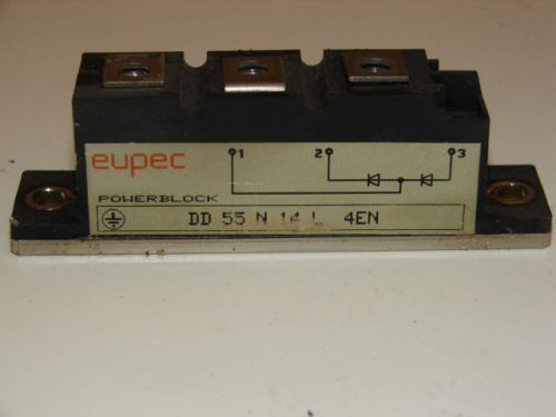 EUPEC DD-55-N-14-L/DD55N14L THYRISTOR POWERBLOCK ***XLNT***