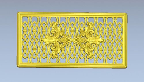 New model of radiator or fireplace panels 3d stl file for sale