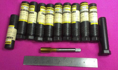 10 NEW 1/2&#034;  NF TAPS HSS-E Cobalt Guhring Brand Made in Germany