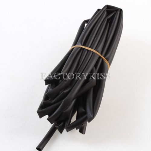 4mm Diameter Heat Shrinkable Tube Shrink Tubing 5M Color Black GRS