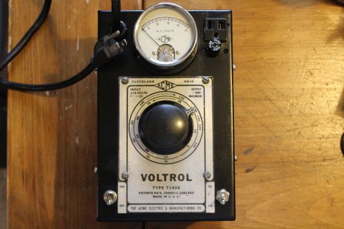 Voltrol Type T1404 Variac
