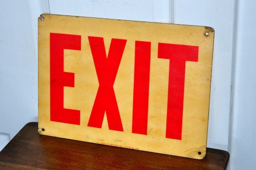 Brady Company Exit Sign #47288 Frameless Wall Mount 10&#034; x 14&#034;