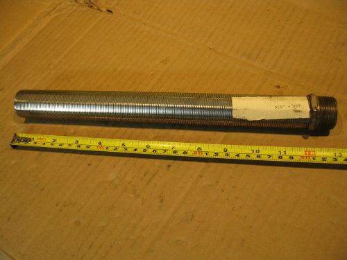 Suction Tube 304 Stainless .010” Mesh Screen Filter Tip Assembly 1NPTx12” Pickup