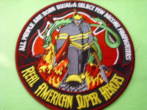 REAL AMERICAN SUPER HEROES    5&#034; CIRCLE PATCH
