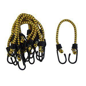 NEW 10 PC. 8MM. X 24 BUNGEE CORD SET #BGC0824 FREE SHIPPING