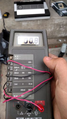 fluke d800 vintage multimeter