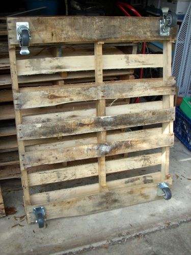 Hardwood Pallet Dolly 42 X 48 1000 Lb. Capacity