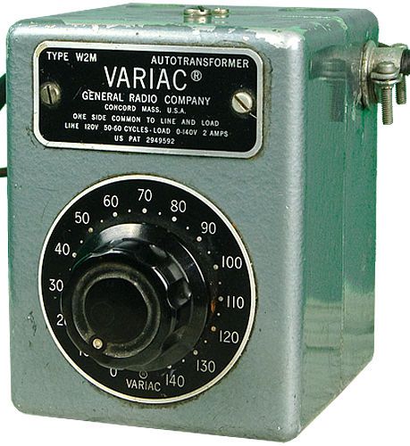 General Radio W2M 0-140V Variac Autotransformer