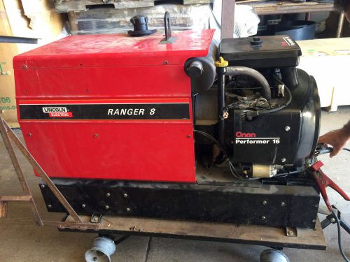 Lincoln ranger 8 welder/generator 16 gas generator for sale