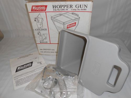 &#034;WALBOARD TOOLS&#034; DRYWALL TEXTURE &amp; PATTERN HOPPER GUN ~ IN BOX ~ INSTRUCTIONS