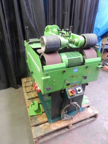 Sanding /grinding finishing machine wintersteiger sel 120 dual belt sander 6&#034; for sale