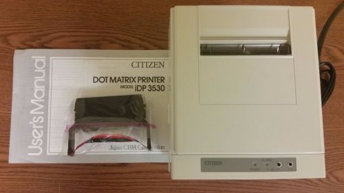 Citizen Tractor Feed Receipt Printer 25-Pin Serial Port Dot Matrix - CBM iDP3530