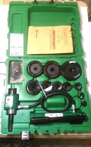 Greenlee 7310 sb 1/2&#034;- 4&#034; slugbuster hand pump driver set. for sale