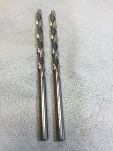 (2) 6-1/2&#034; PRECISION TWIST DRILL PTD #R .339 HSS DRILL 4-1/4&#034; FLUTE LENGTH