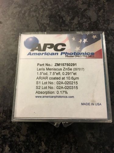 American Torch Tip Part Number ZM15750291 (Lens Men. 1.5&#034; 7.5&#034;Fl .291&#034;Et) Apc