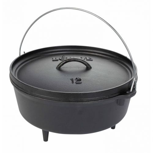 New Lodge Logic Camp Dutch Oven 6 Quart L12CO3 With free cookbook SFA