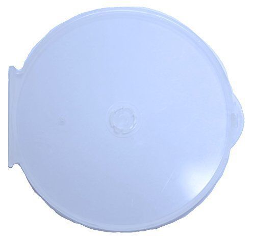 100 clear round clamshell cd dvd case, clam shells with lock for sale