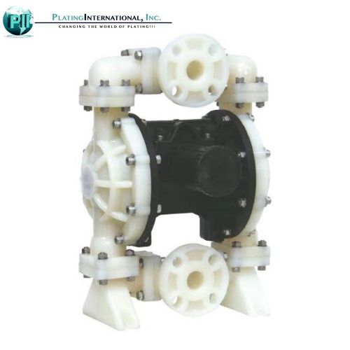 TEFLON 1.5&#034; Chemical Resistant PP Double Air Diaphragm Pump