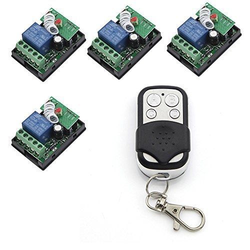 Emylo? emylo rf wireless transmitter dc 12v 4x 1 channel remote control light for sale