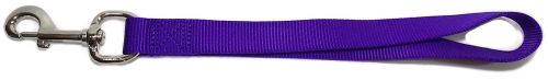 Mustang Brand Goat Lead Shank single ply nylon 12&#034; loop - Purple