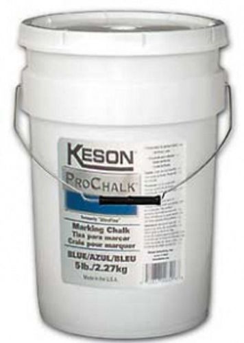 Keson White Pro Marking Chalk 48# Pail, Striping Layout